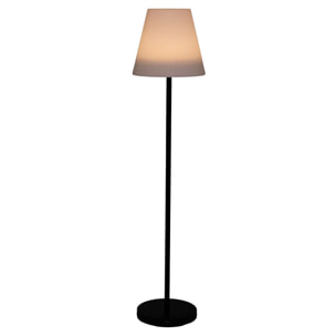 Lampadaire d'extérieur "Rony" - blanc - métal  H150 cm
