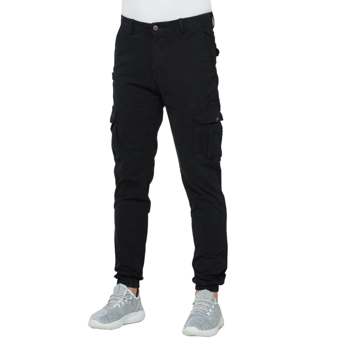 Pantalone Hot Buttered cargo Atherton Nero