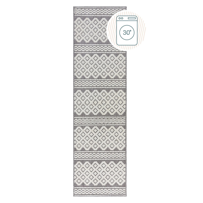 Tapis lavable de couloir JHANSI