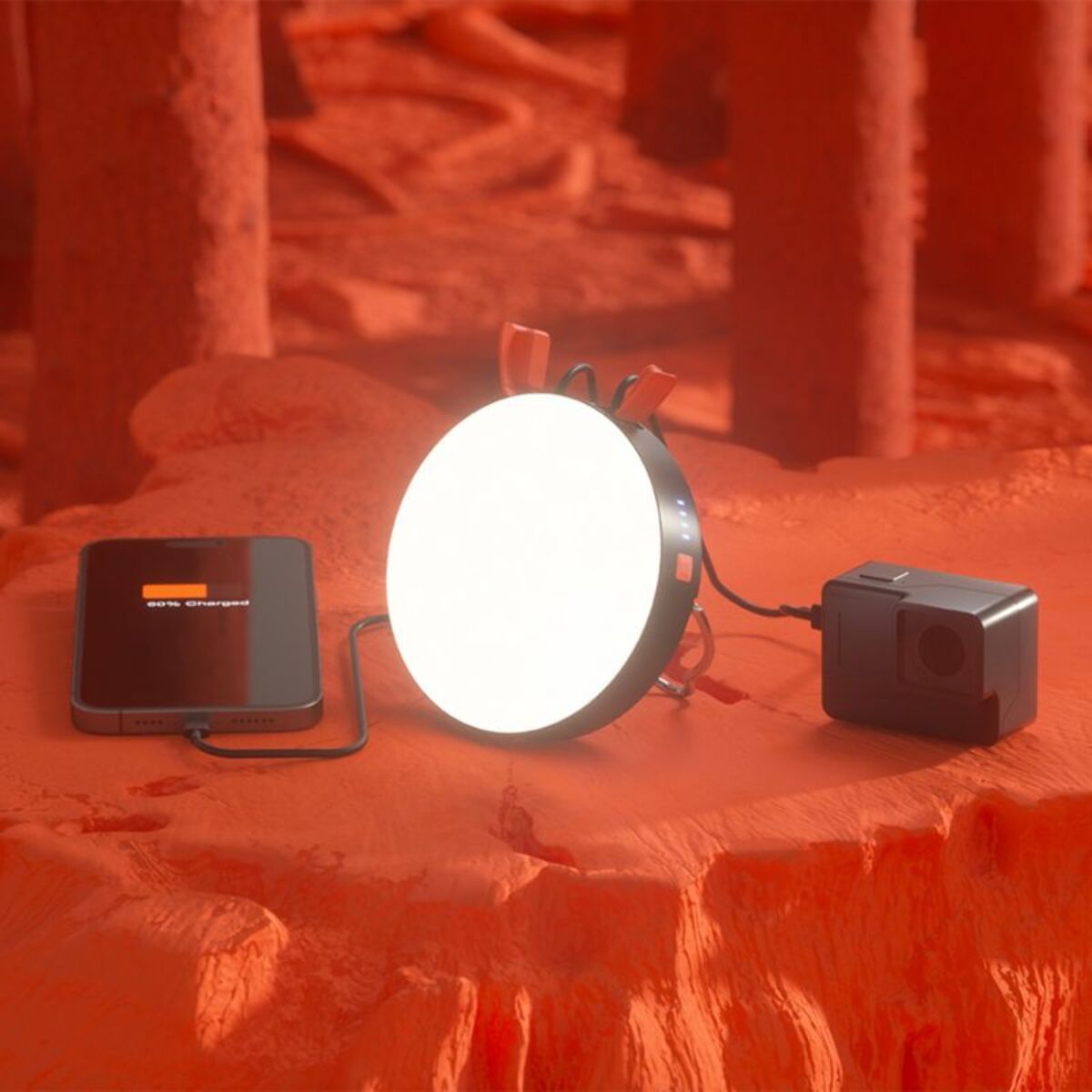 Batterie externe XMOOVE 10000 mAh lumière LED