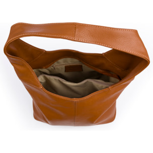 Bedonia Borsa a spalla Donna. Pelle autentica Dollaro.