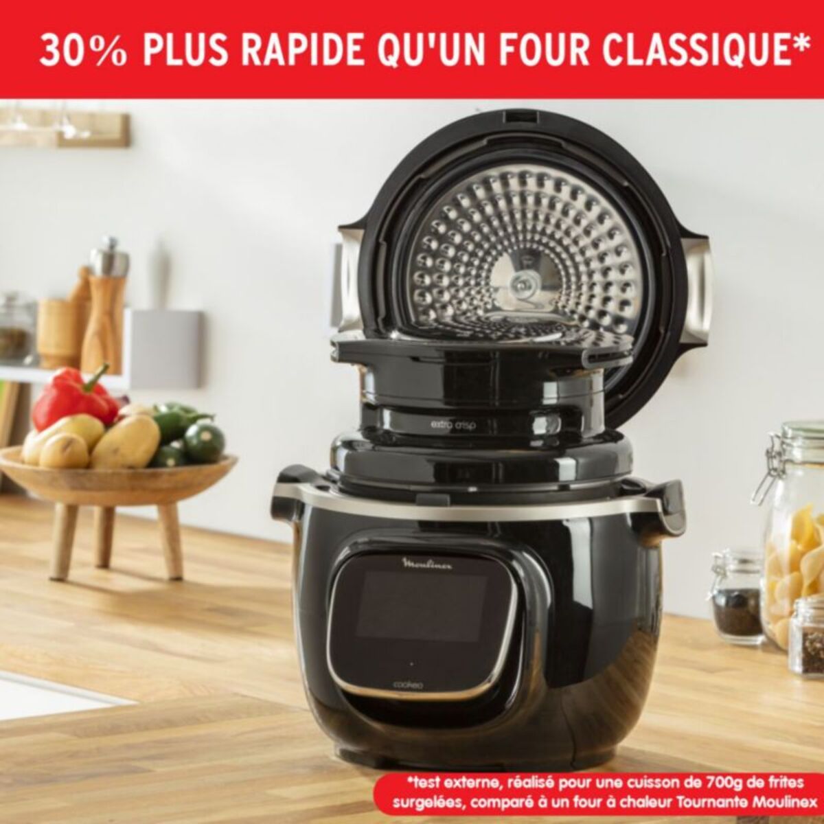 Couvercle MOULINEX Extra Crisp pour Cookéo EZ150800