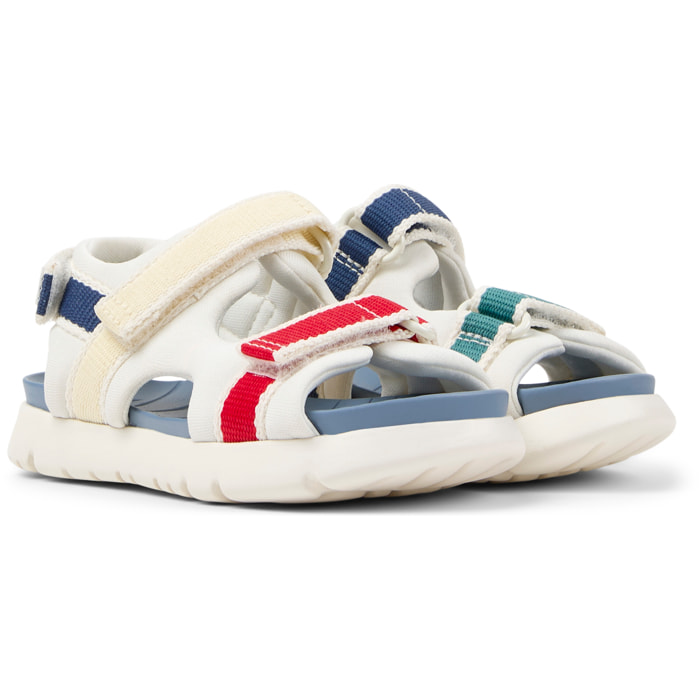 Sandalias - CAMPER Oruga Twins - Blanco - Textil técnico