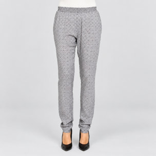 PANTALONE FLUIDO. MOD T771. Vita regolare e gamba regolare