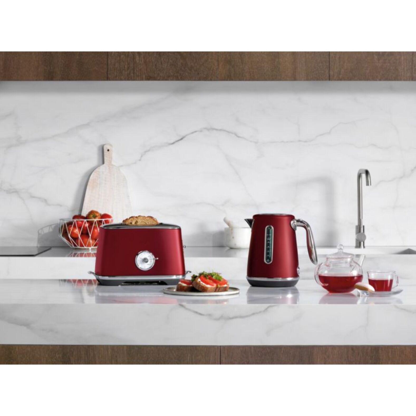 Bouilloire SAGE APPLIANCES the Soft Top Luxe (rouge)