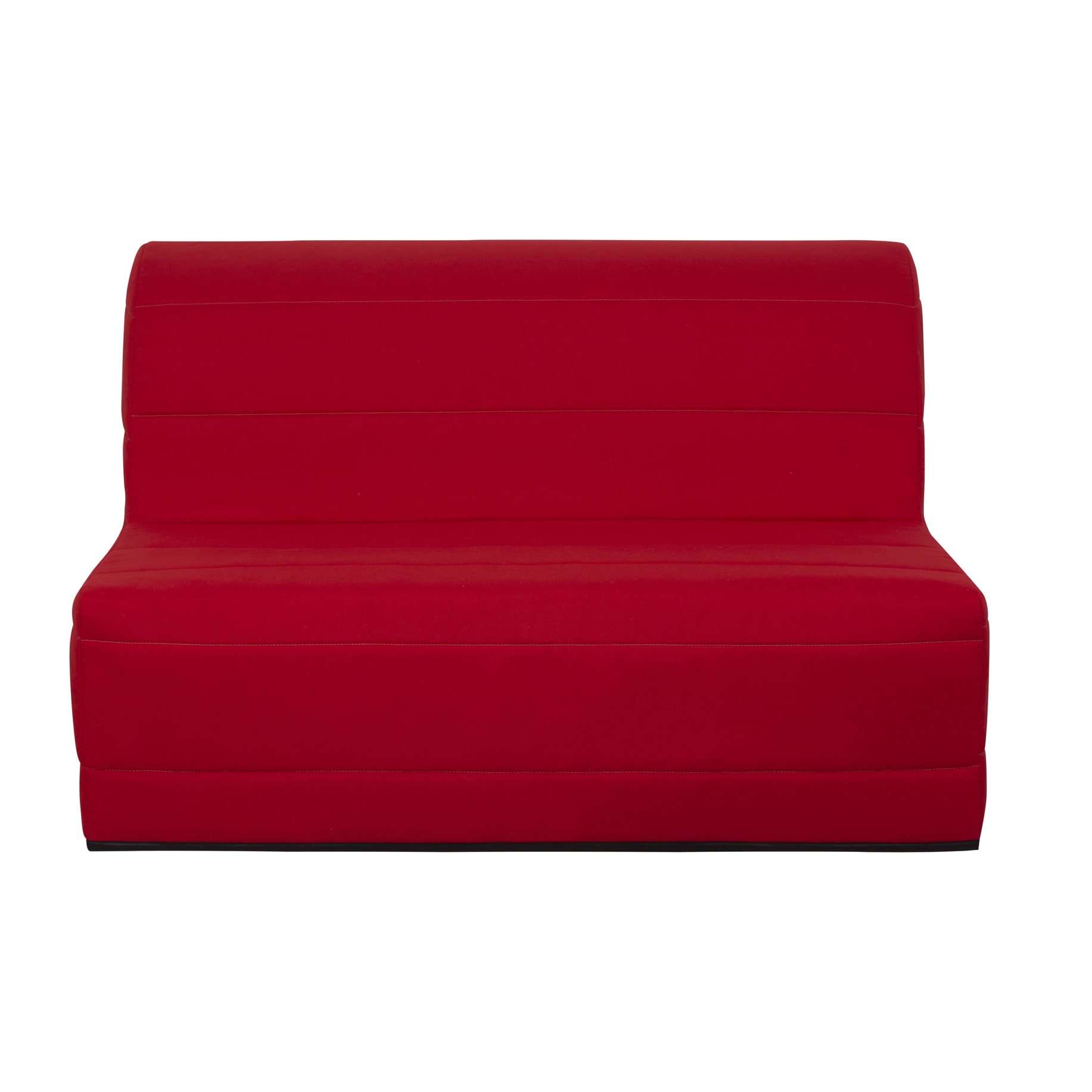 Banquette convertible Melissa, matelas Simmons, 140 x 190 cm, rouge