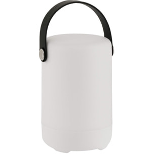 Well Home Lámpara de Mesa Recargable RGB con control remoto y 4 modos de color Ø11x15cm