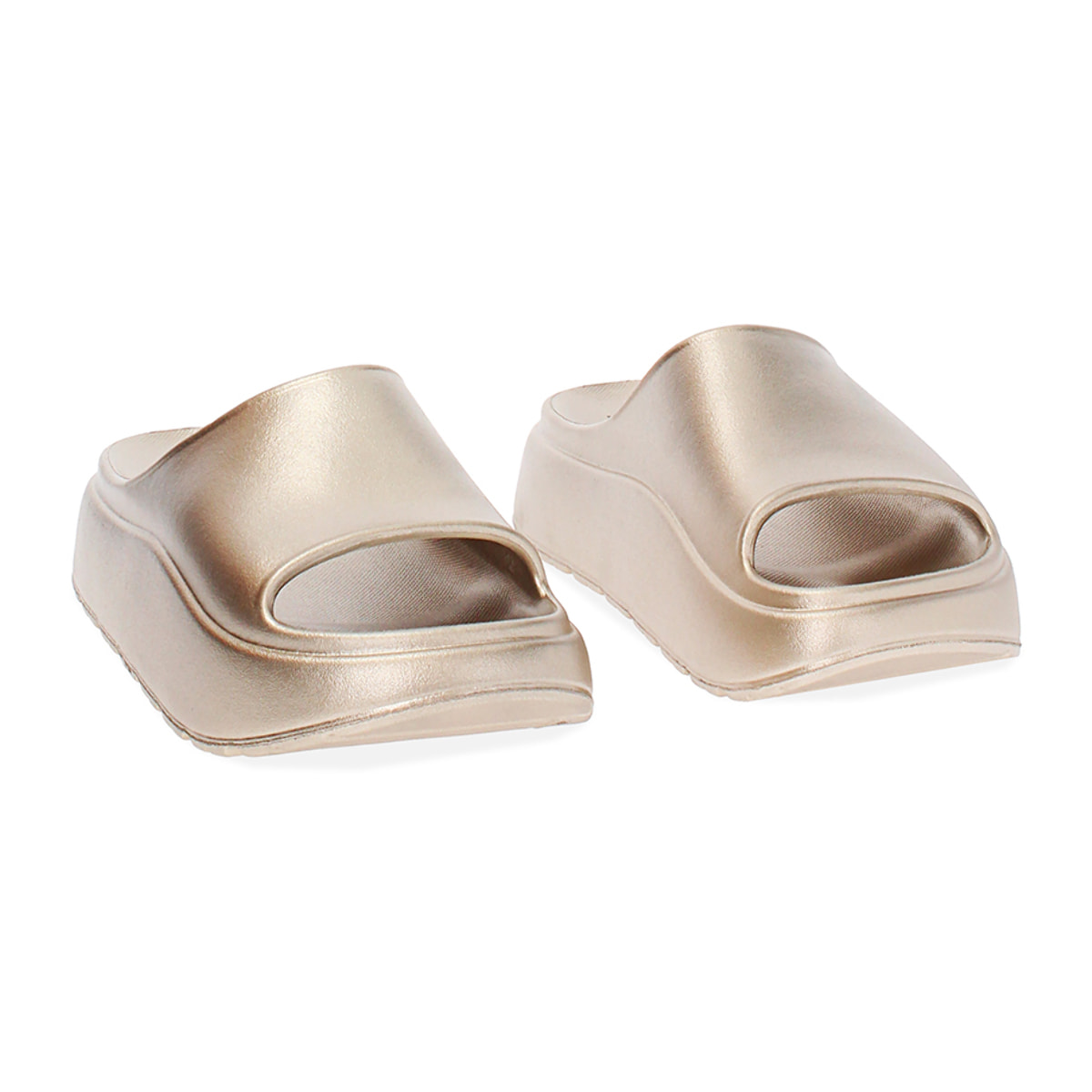 Sandali mare donna oro in PVC