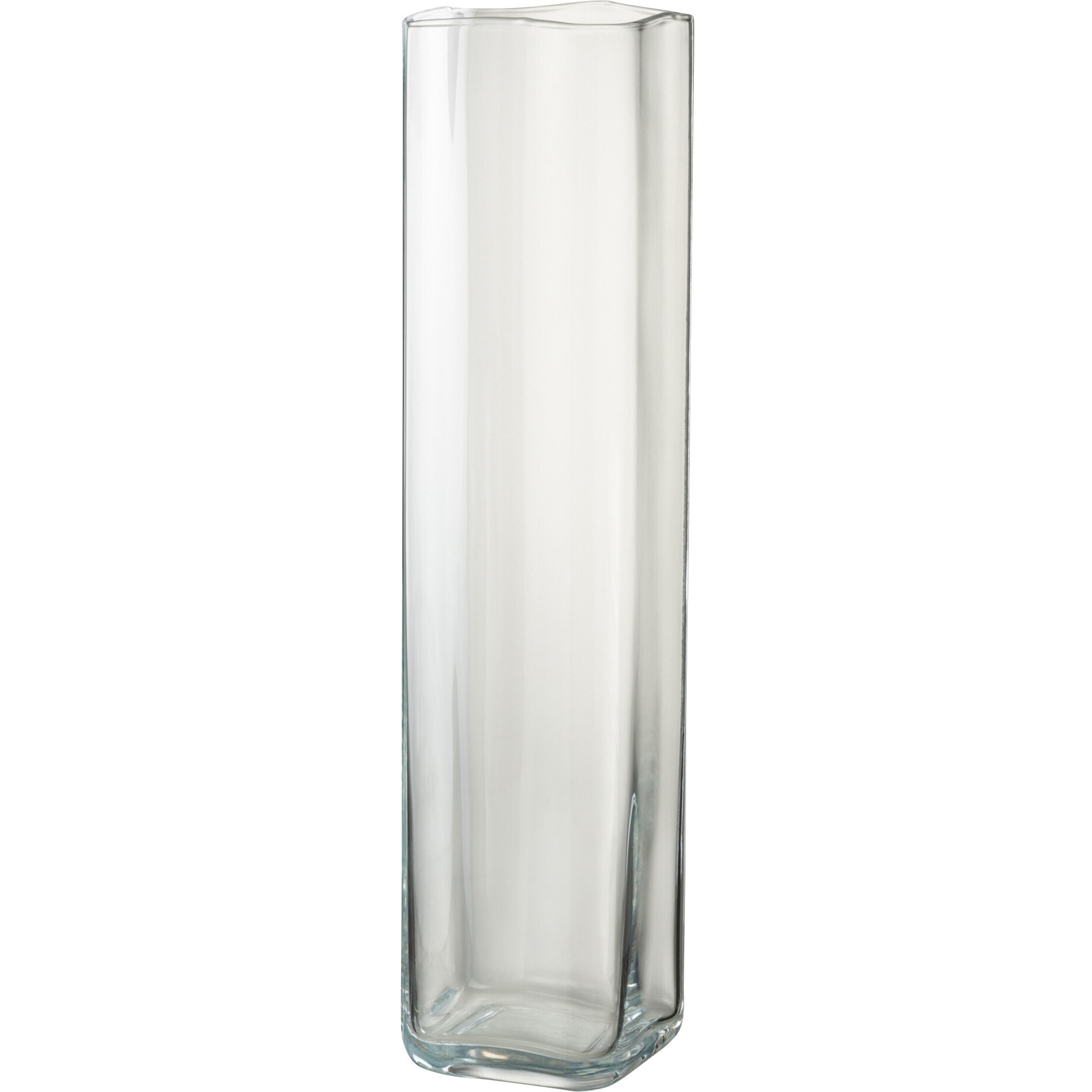 J-Line Vase Droit Carre Transparent Large