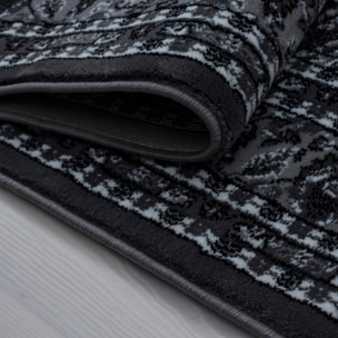MARRAKESH - Tapis classique à motif berbère gris - MAR0297GRI