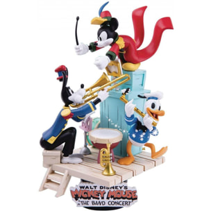 Mickey Mouse Statua Concerto della Band D-Stage Diorama Figura 16cm BeastKingdom