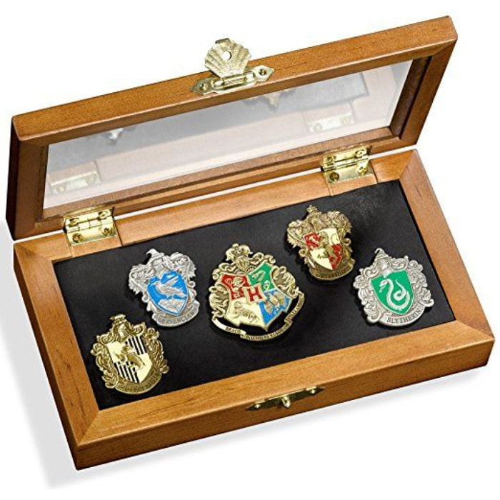 Harry Potter Spille Con Replica 5 Stemmi Casate Di Hogwarts Noble Collection