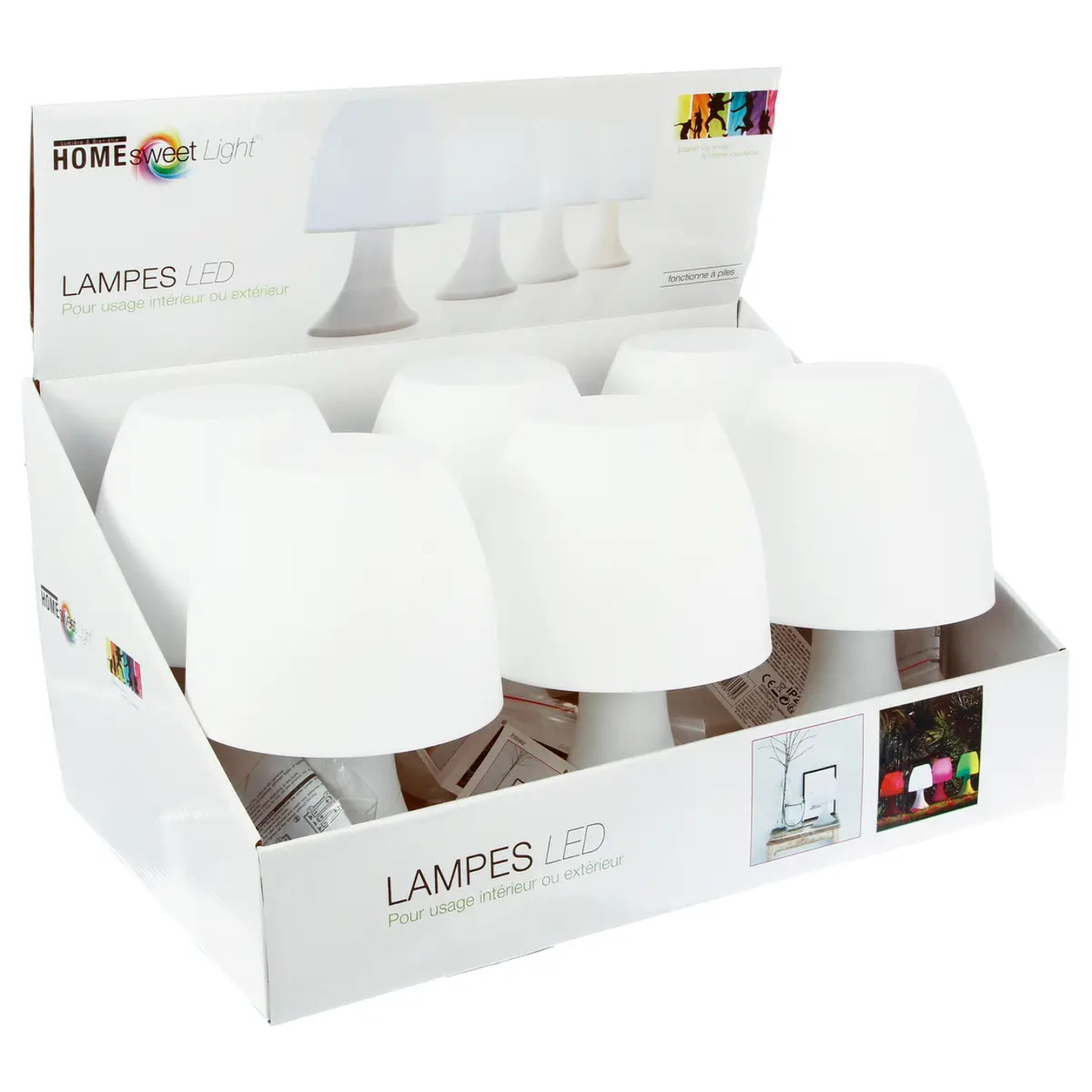 Lampe outdoor "Dokk" blanc H28cm