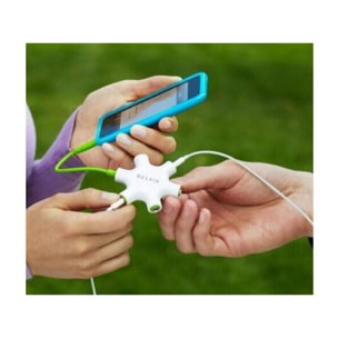 Dédoubleur BELKIN audio jack 3.5 mm x5 banc