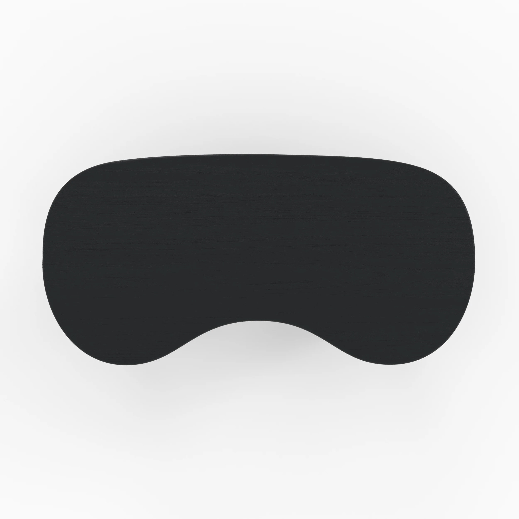 Table basse organique en bois massif de mindi noir - Brandan