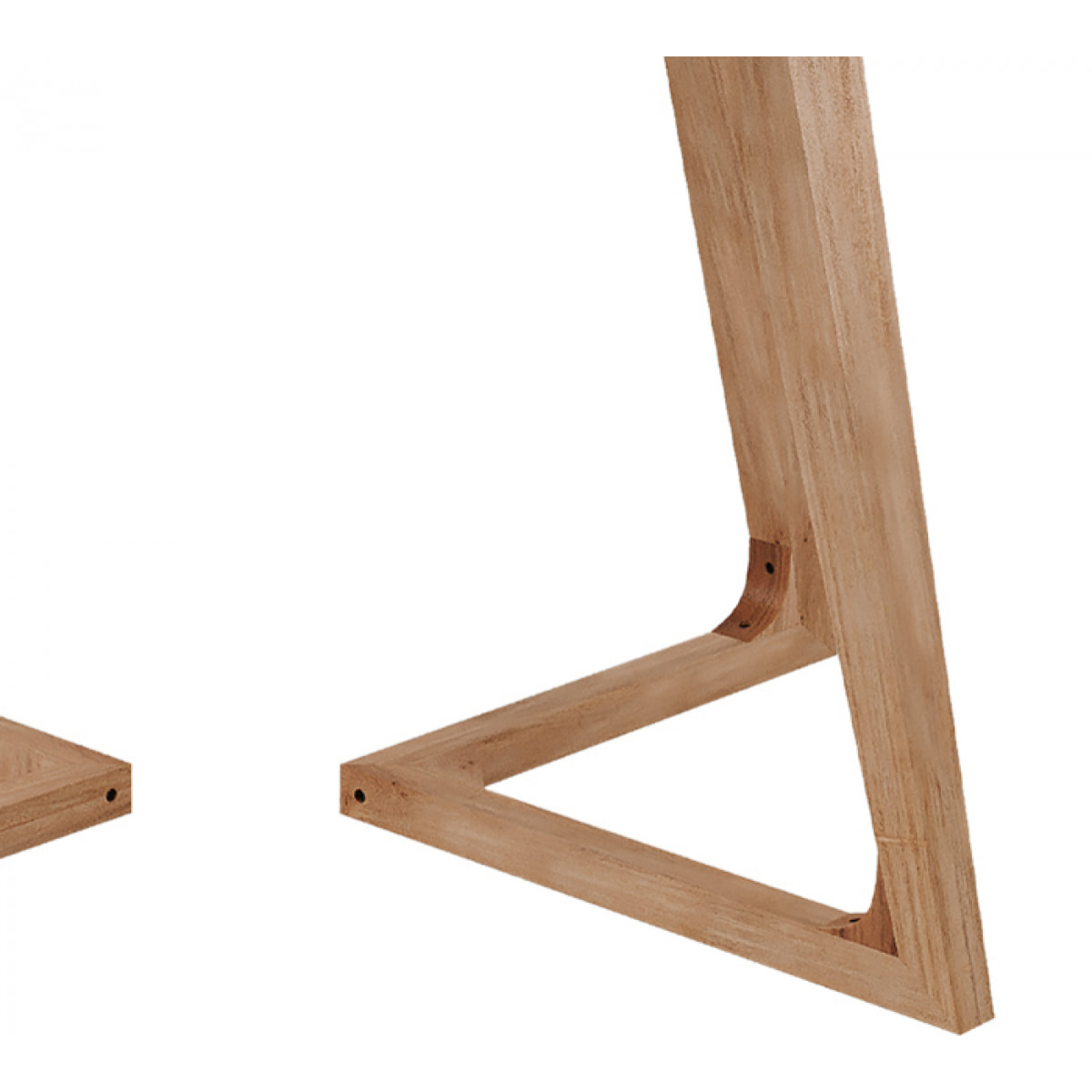 Table ronde 4 personnes en bois d'acacia D115 cm - Iguana