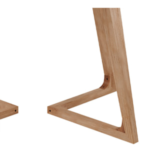 Table ronde 4 personnes en bois d'acacia D115 cm - Iguana