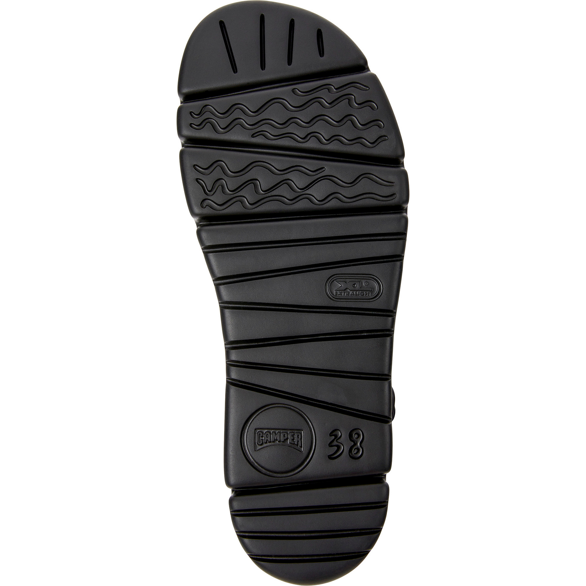 Sandalias - CAMPER Oruga - Negro - Piel (Becerro)