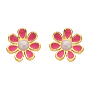 Pendientes Kacel acabado oro amarillo 18k