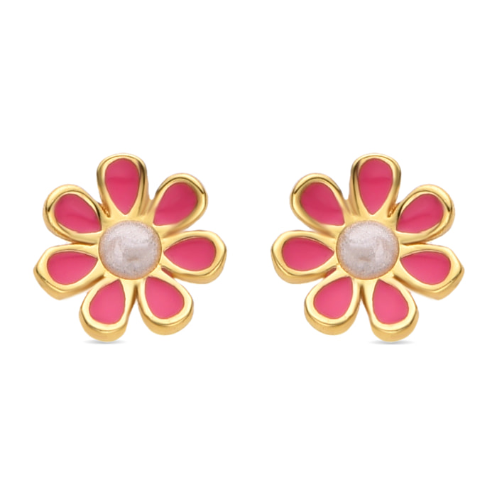 Pendientes Kacel acabado oro amarillo 18k