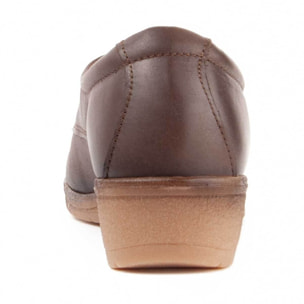 Oxford De Cuña - Marrón - Altura: 4 Cm