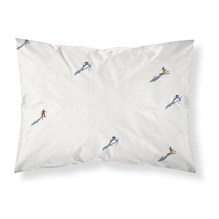 Taie d'oreiller Skier