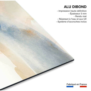 Tableau d'art bande d'aquarelle  Tableau alu Dibond