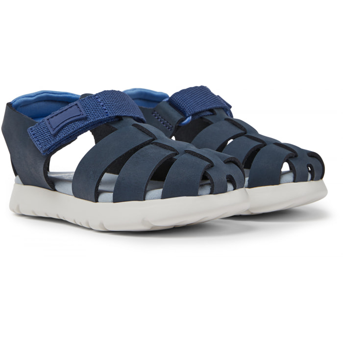 Sandalias - CAMPER Oruga - Azul - Cuero liso