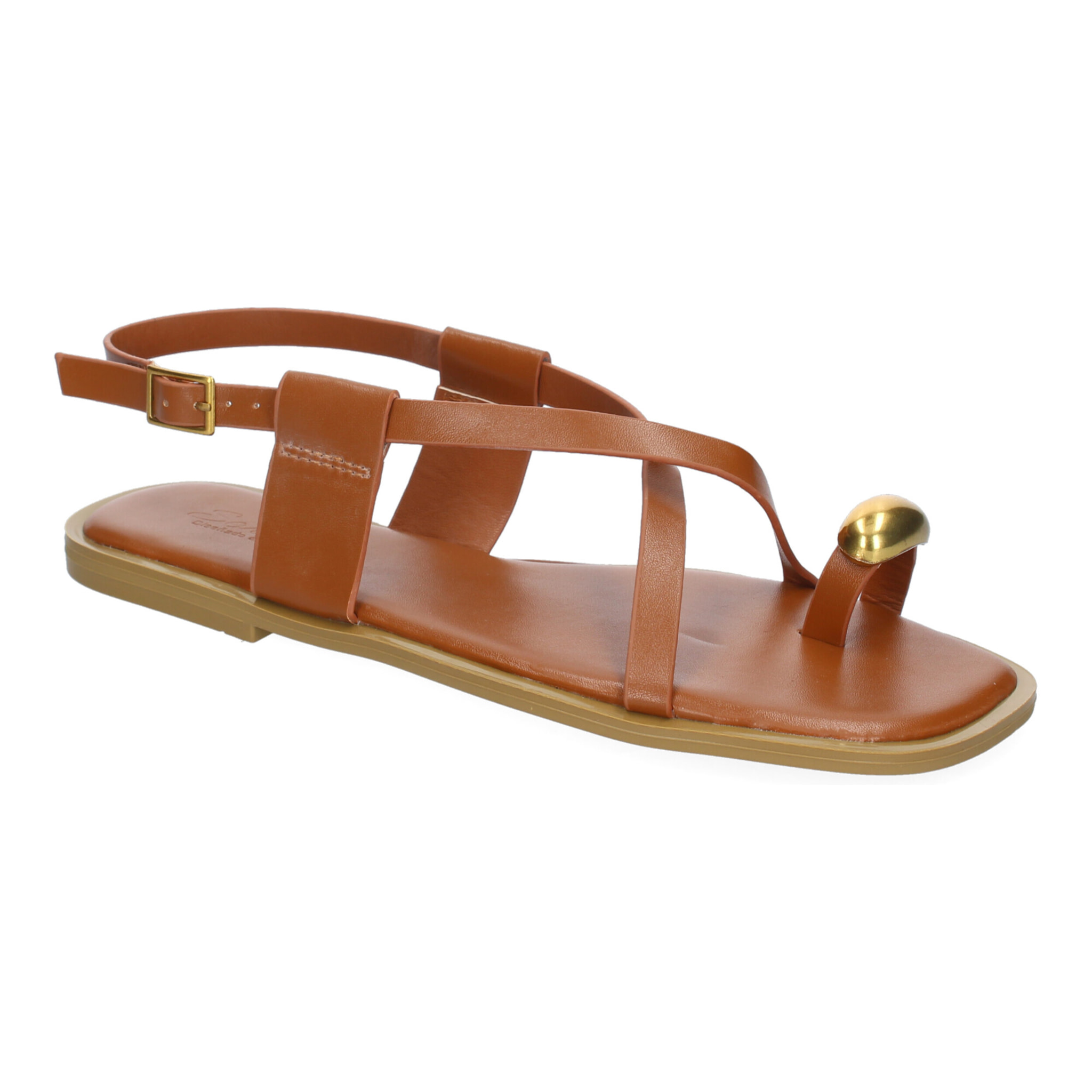 Sandalias Planas de Mujer, Diseño Comodo y Elegante con Cierre de Hebilla Ajustable