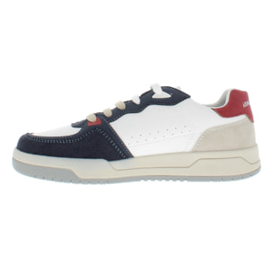 Armata di Mare Scarpe Uomo Sneakers Casual Stringate con Soletta Rimovibile in Memory Foam AMU S24D557 Off White Navy
