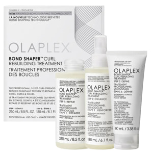 OLAPLEX Set Bond Shaper Curl Rebuilding Treatment Step 1 250ml + Step 2 180ml + Step 3 100ml