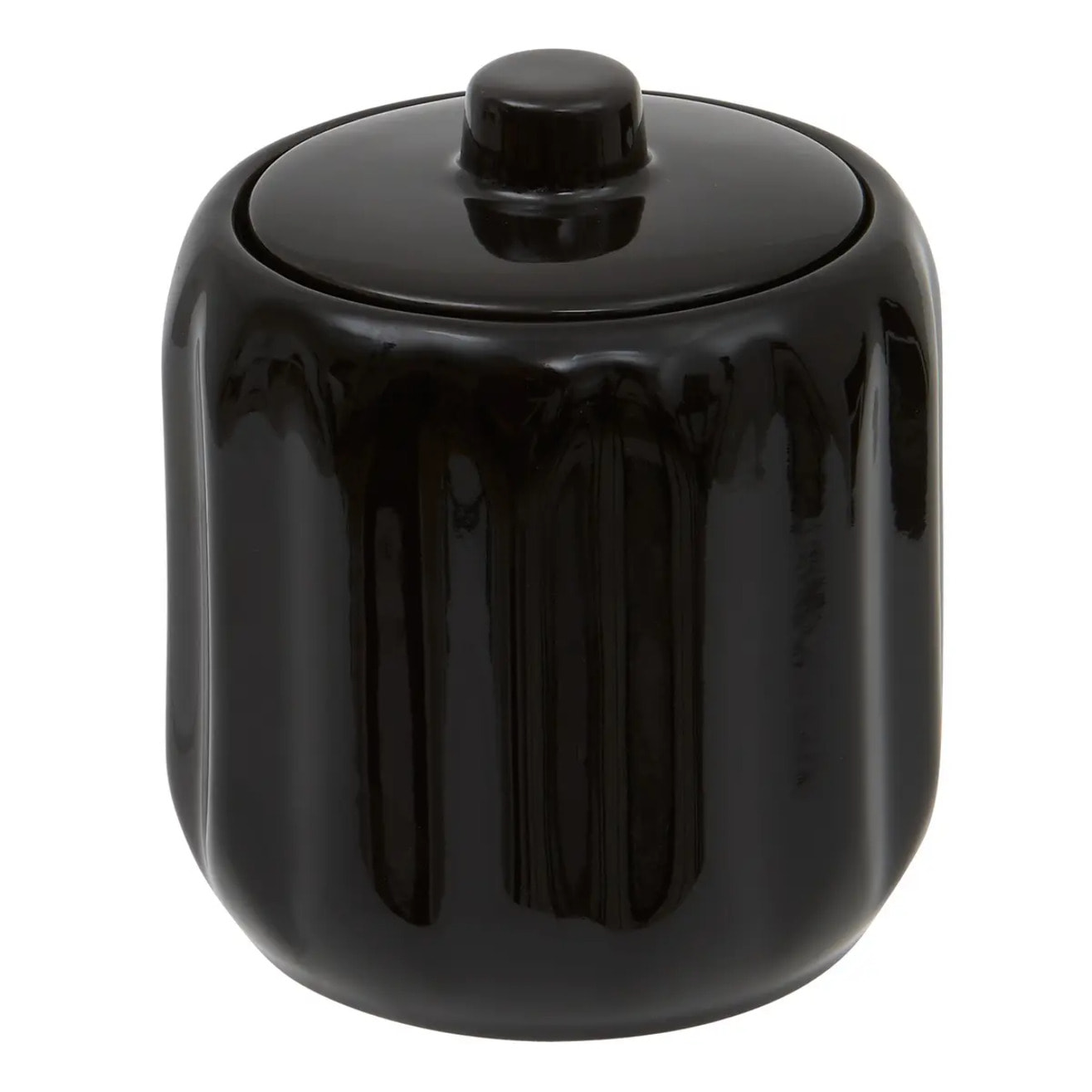 Pot à coton Colorama en céramique D.12,5cm noir