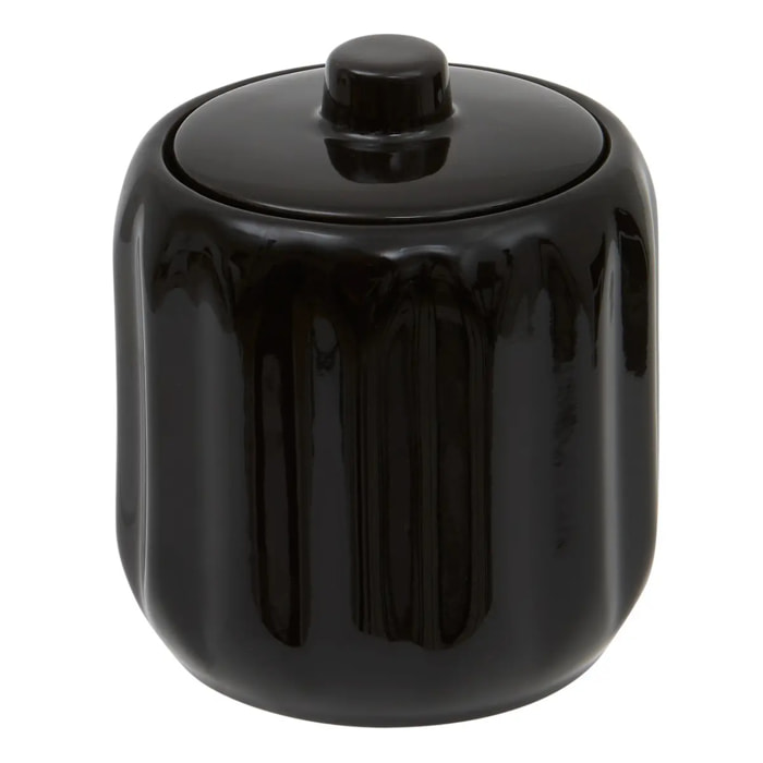 Pot à coton Colorama en céramique D.12,5cm noir