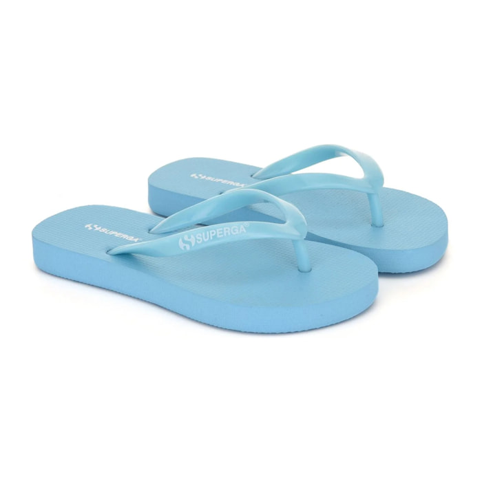 Slippers Superga Bambino/a Blu 4121 Kids Flip Flops