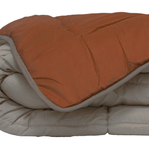 Couette d'été en microfibre bicolore - Beige