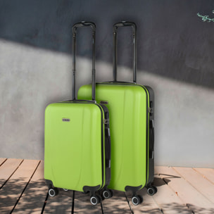 Maleta Itaca Tiber Set De 2 Unidades Pistacho-Antracita