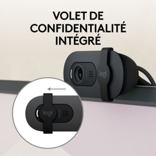 Webcam LOGITECH Brio 100 Full HD Noir