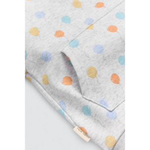 Set felpa e jogger per neonato con palloncini