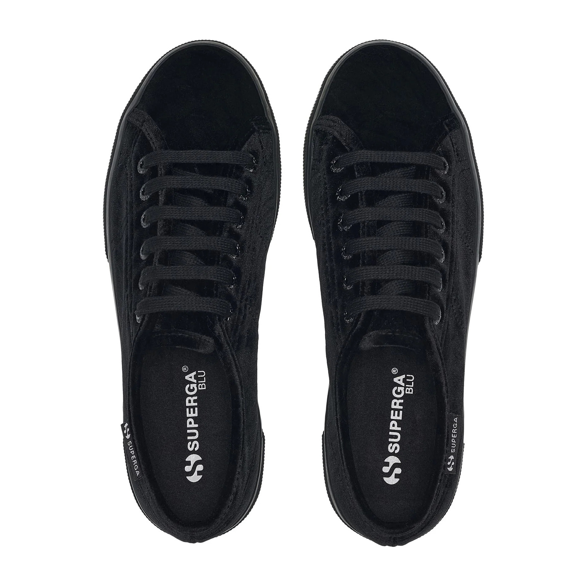 Superga - Scarpe da donna Donna Nero - 3790 VELVET ZEBRA LEGGERA