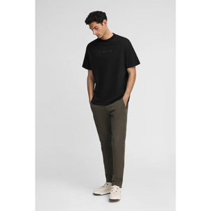 Camiseta JK negra con logo contrastado Polo Club