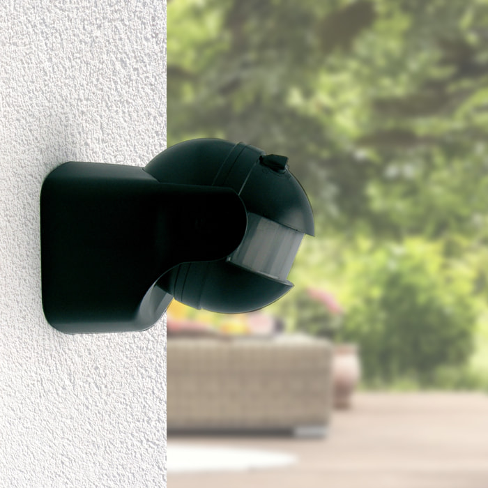 Détecteur de présence pour déclenchement éclairage extérieur 12 m. distance temporisation 8s.-7 minutes - Astrell - 615005