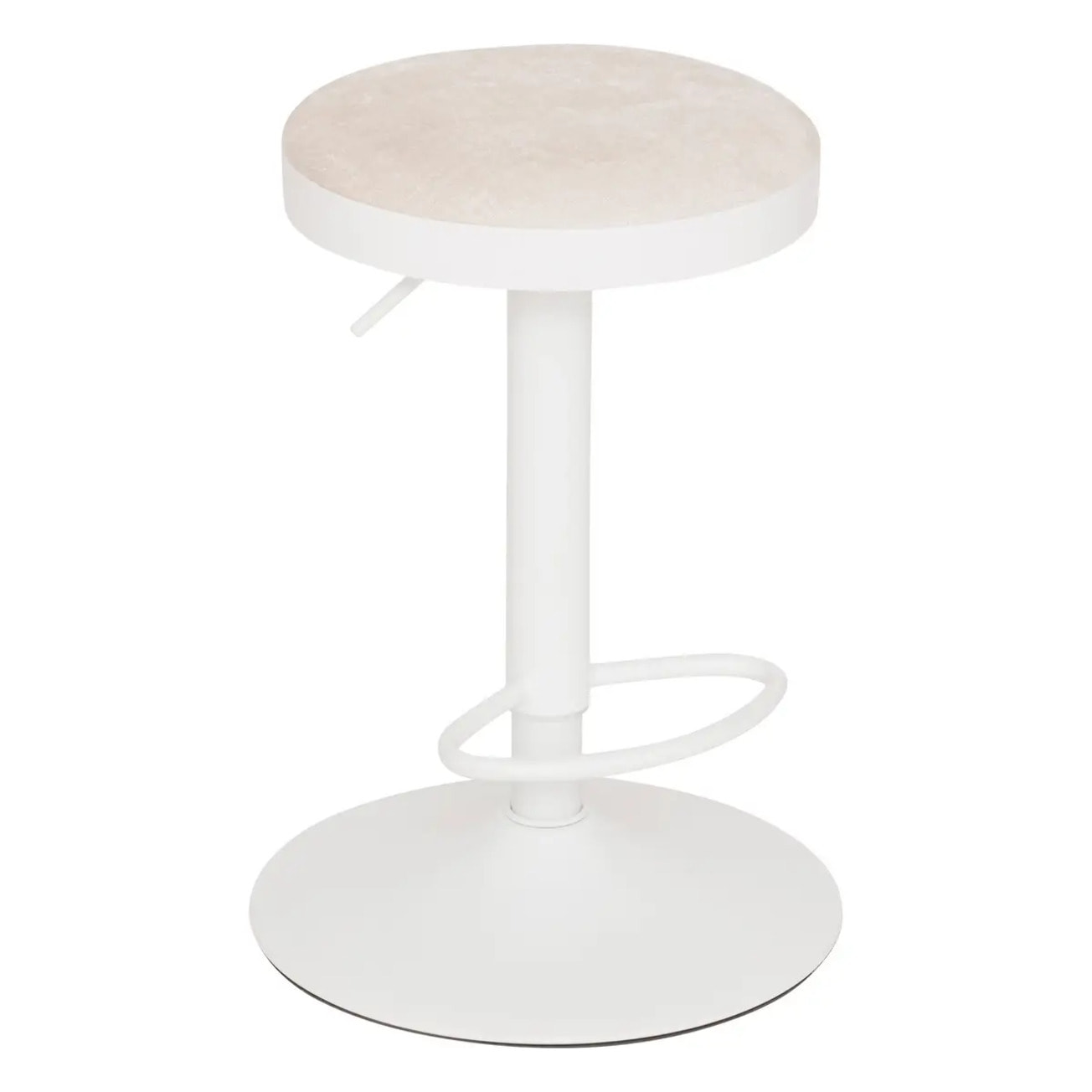 Lot de 2 tabourets de bar Ilsa ivoire