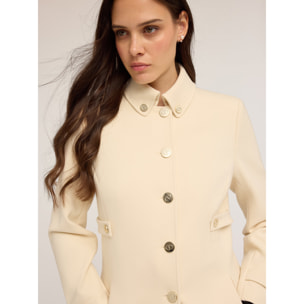 Motivi - Cappotto leggero monopetto - Beige