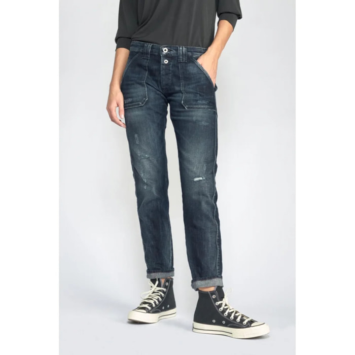 Jeans 200/43 boyfit Cara destroy bleu-noir N°2