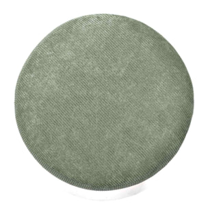 BONN LETHERETTE - Pouf piccolo tondo in letherette