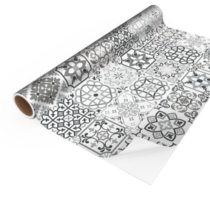 Sticker crédence adhésive - CARRELAGES GRIS - 60x100cm
