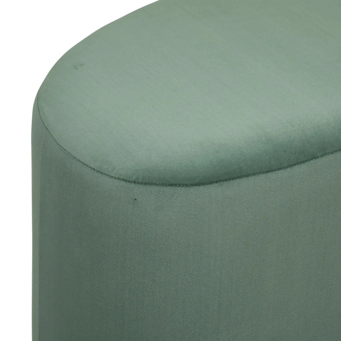 Banc "Malone" en velours 98x51cm vert céladon