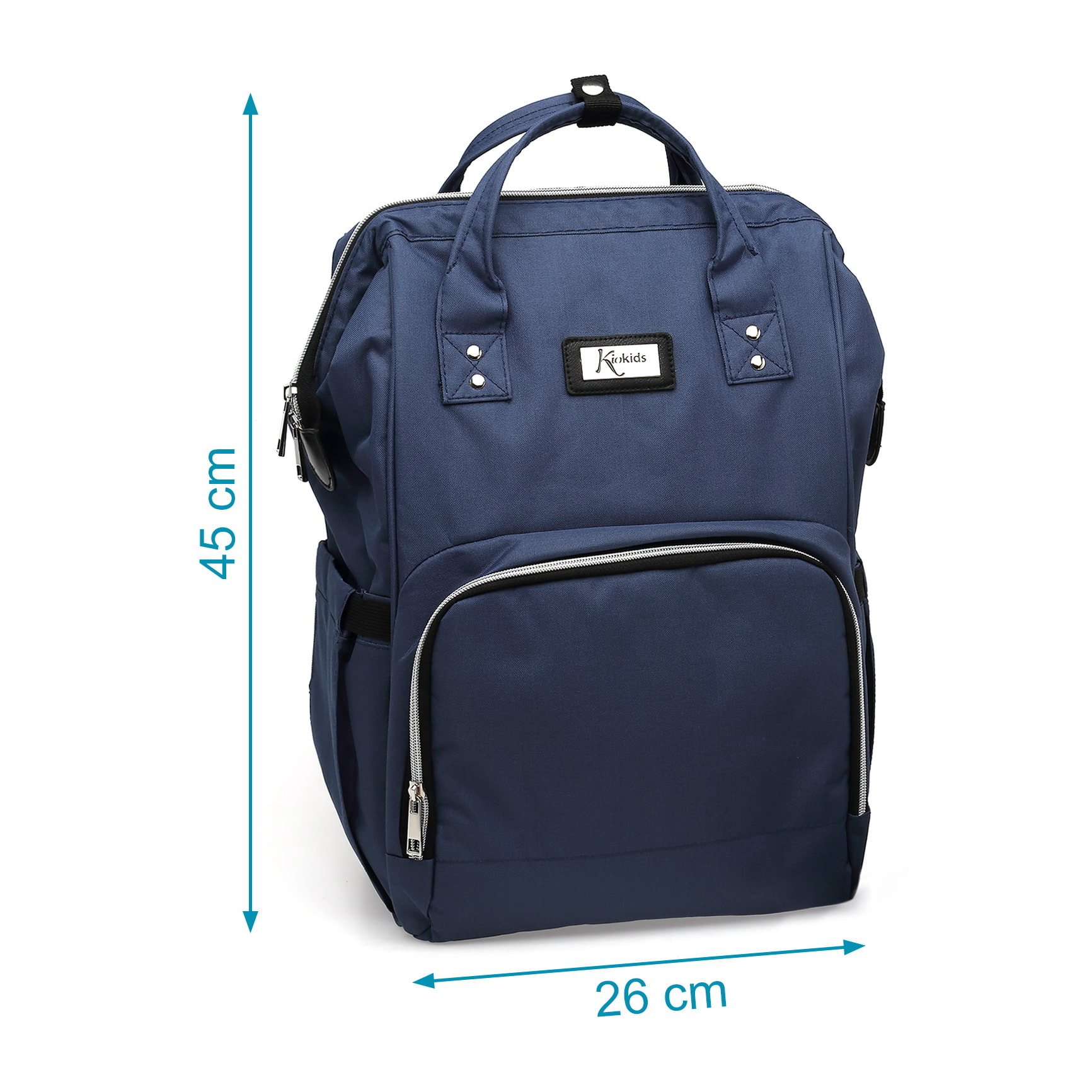 BOLSO MOCHILA DE MATERNIDAD AZUL MARINO