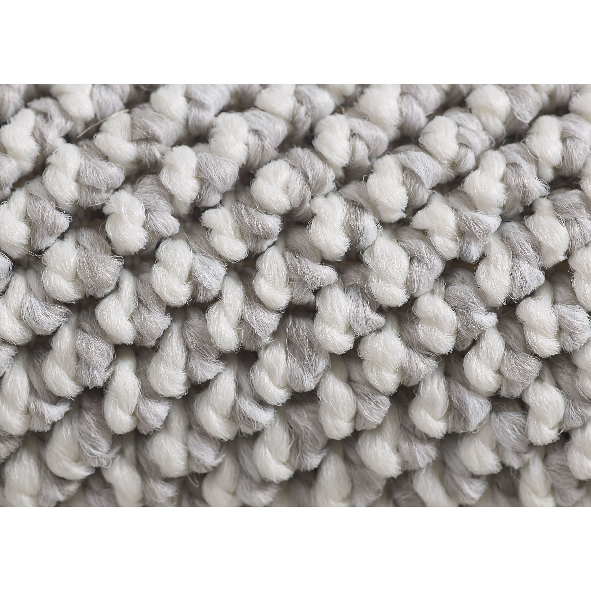 MORELIA - Tapis moderne aspect laine bouclée Silver