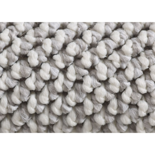 MORELIA - Tapis moderne aspect laine bouclée Silver
